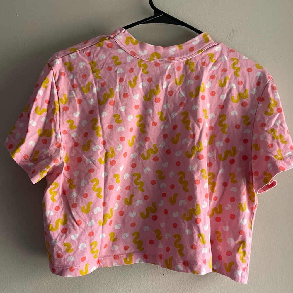 Lucy and Yak Confetti Crop Short Sleeve Shirt - Picture 4 of 7